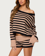 Vyla™ Striped Oversized Knit Sweater