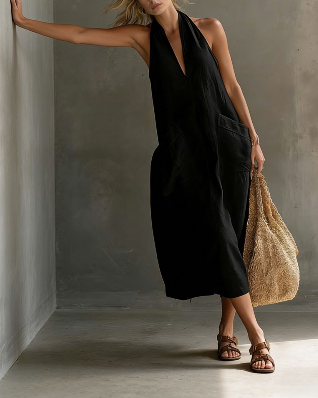 Vyla™ Halter Maxi Dress