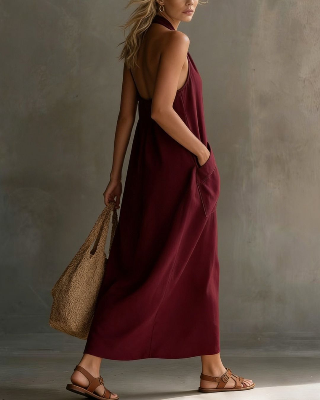 Vyla™ Halter Maxi Dress