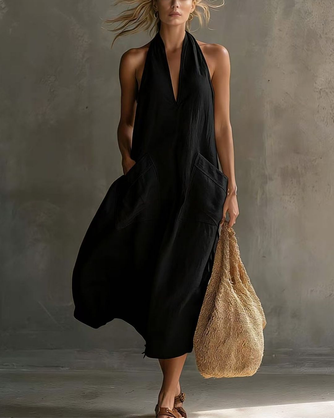 Vyla™ Halter Maxi Dress