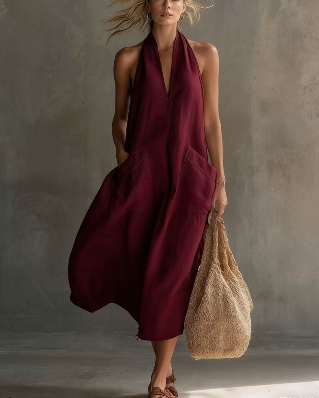 Vyla™ Halter Maxi Dress