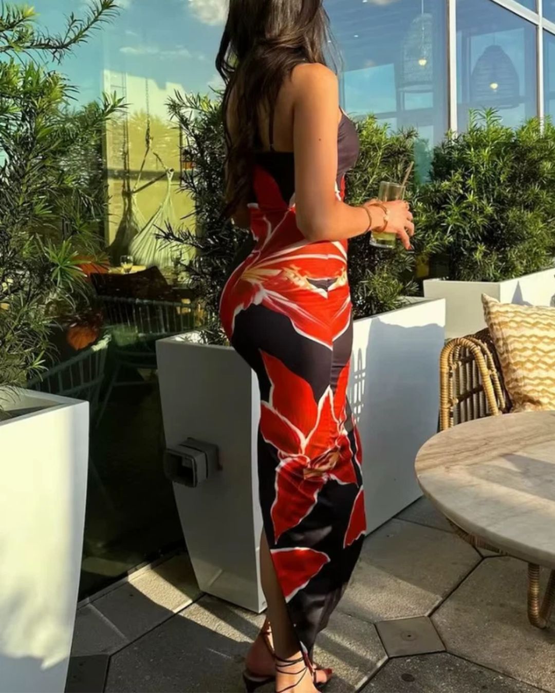 Vyla™ Deia Midi Dress - LILY