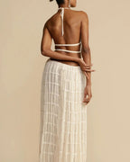 Vyla™ Romance Pleated Back Halter Tank Set