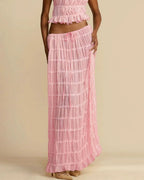 Vyla™ Romance Pleated Back Halter Tank Set