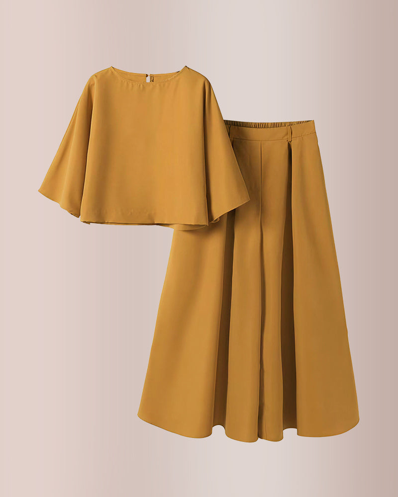 Vyla™ Effortless Drape Wide Leg Lounge Set