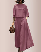 Vyla™ Effortless Drape Wide Leg Lounge Set