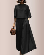 Vyla™ Effortless Drape Wide Leg Lounge Set
