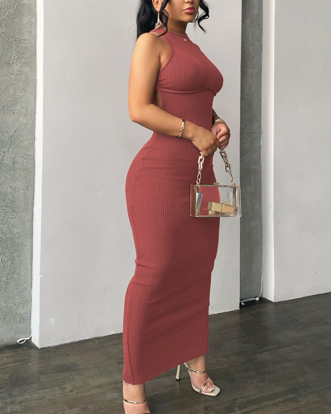 Vyla™ Backless Criss Cross Maxi