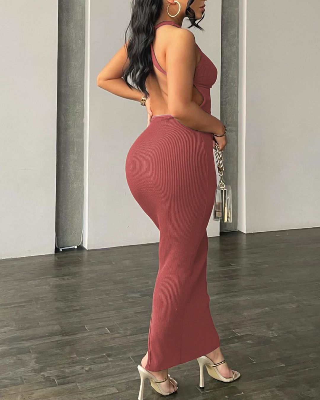 Vyla™ Backless Criss Cross Maxi