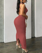 Vyla™ Backless Criss Cross Maxi