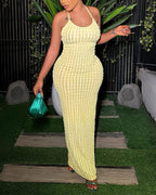 Vyla™ Radiant Halter Maxi Dress