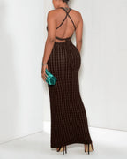 Vyla™ Radiant Halter Maxi Dress