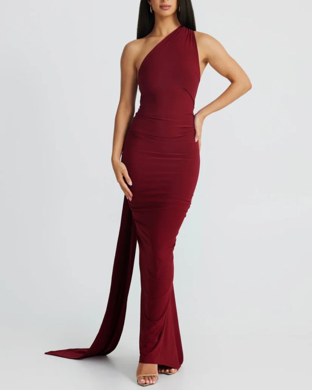 Vyla™ Garze Backless Maxi Dress