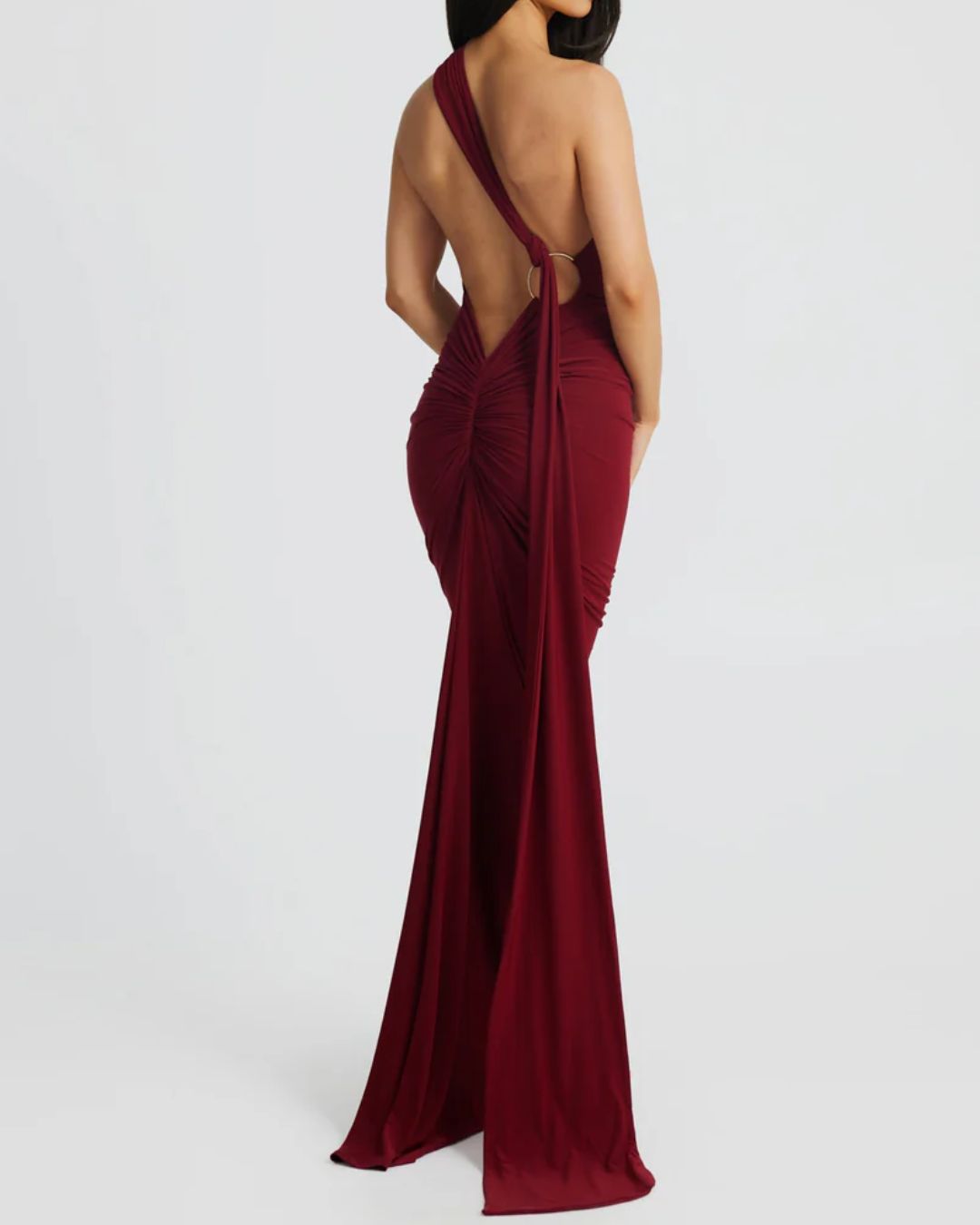 Vyla™ Garze Backless Maxi Dress
