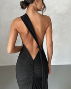 Vyla™ Garze Backless Maxi Dress