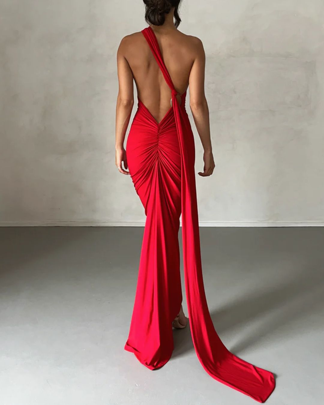 Vyla™ Garze Backless Maxi Dress