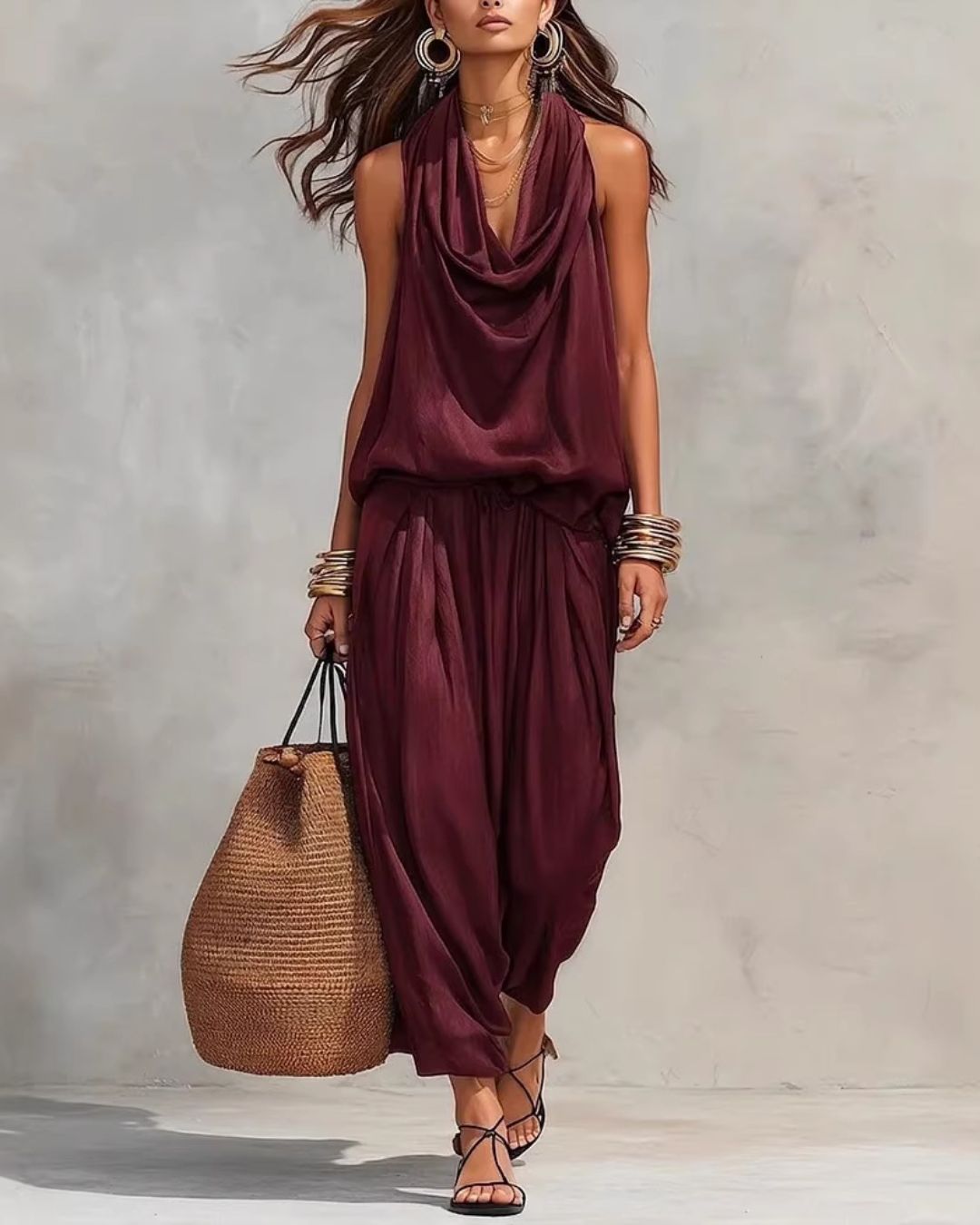 Vyla™ Nomadic Draped Pants Set