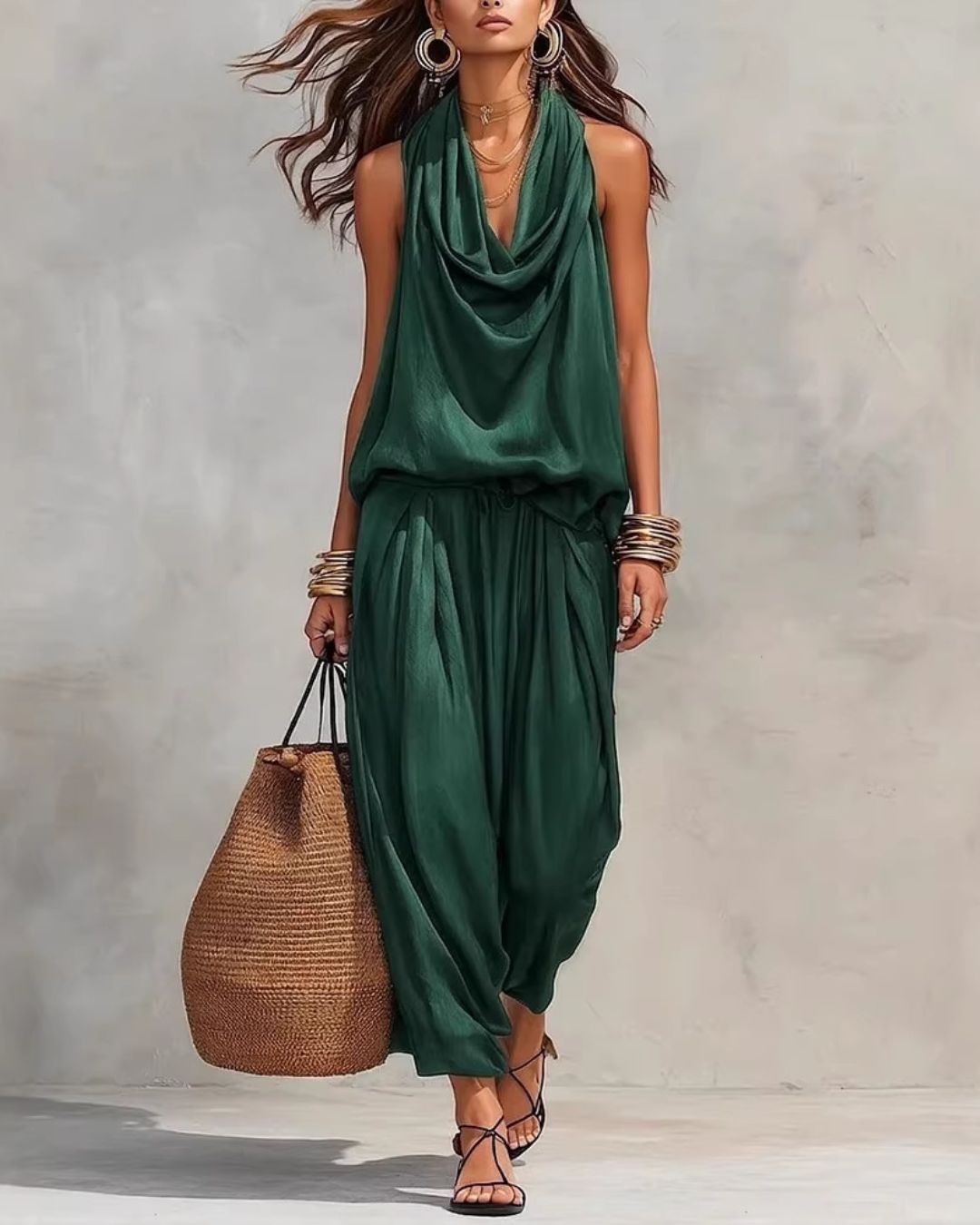 Vyla™ Nomadic Draped Pants Set