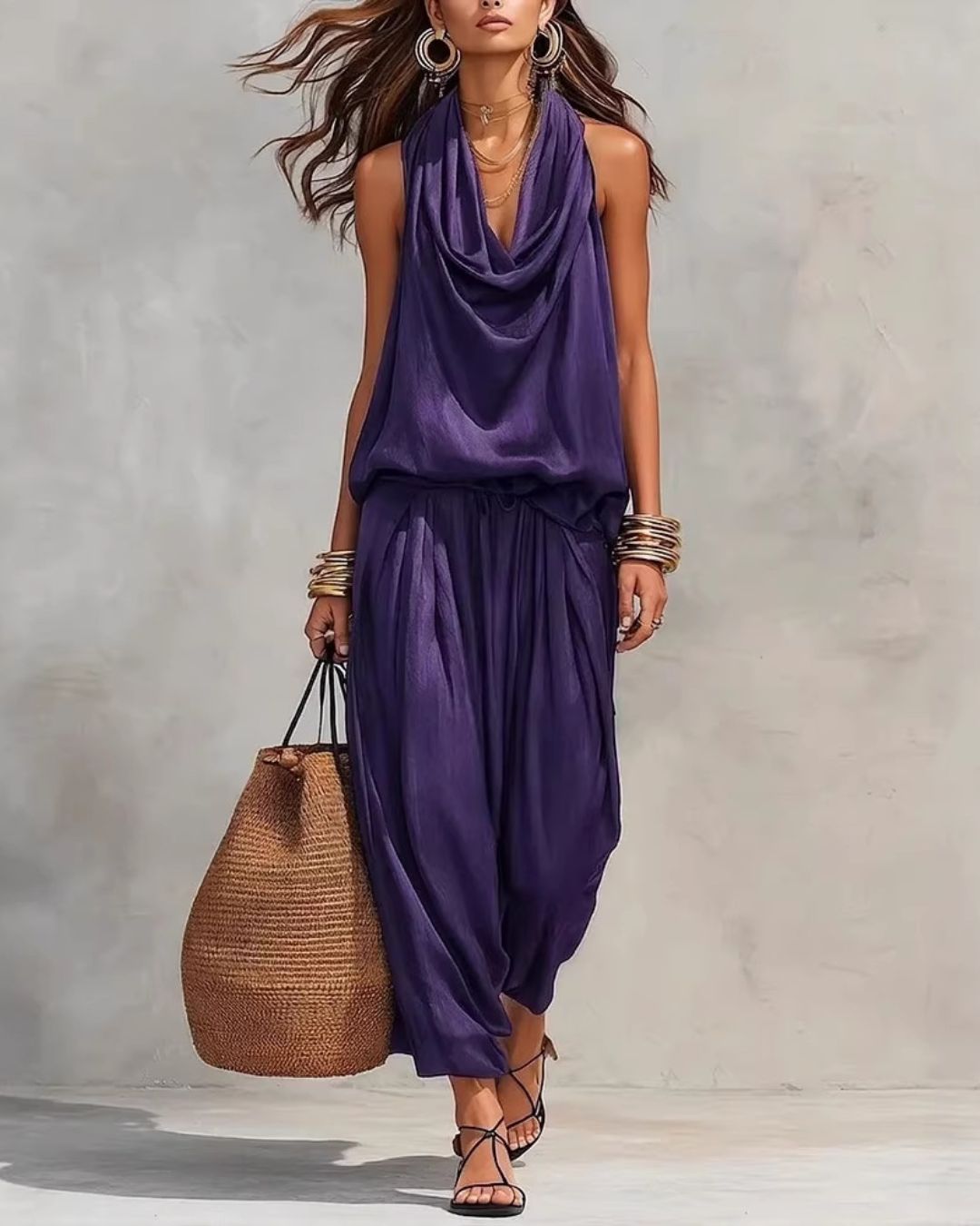 Vyla™ Nomadic Draped Pants Set