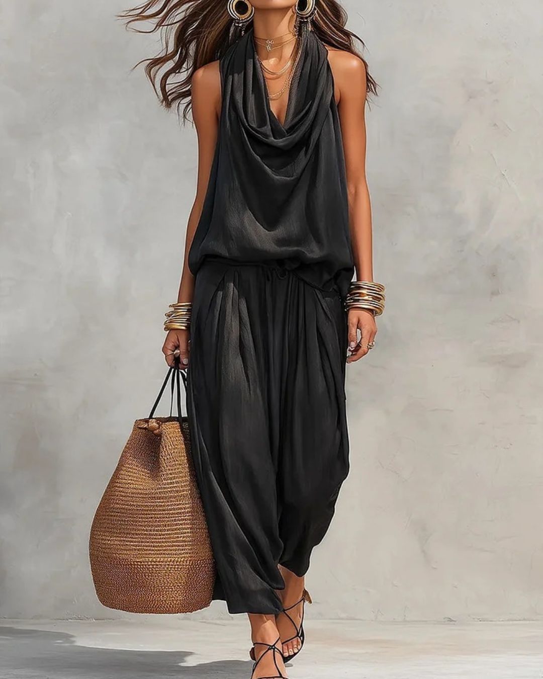 Vyla™ Nomadic Draped Pants Set