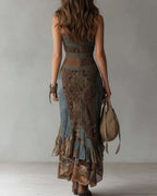 Vyla™ Quiet Drape MIdi Dress