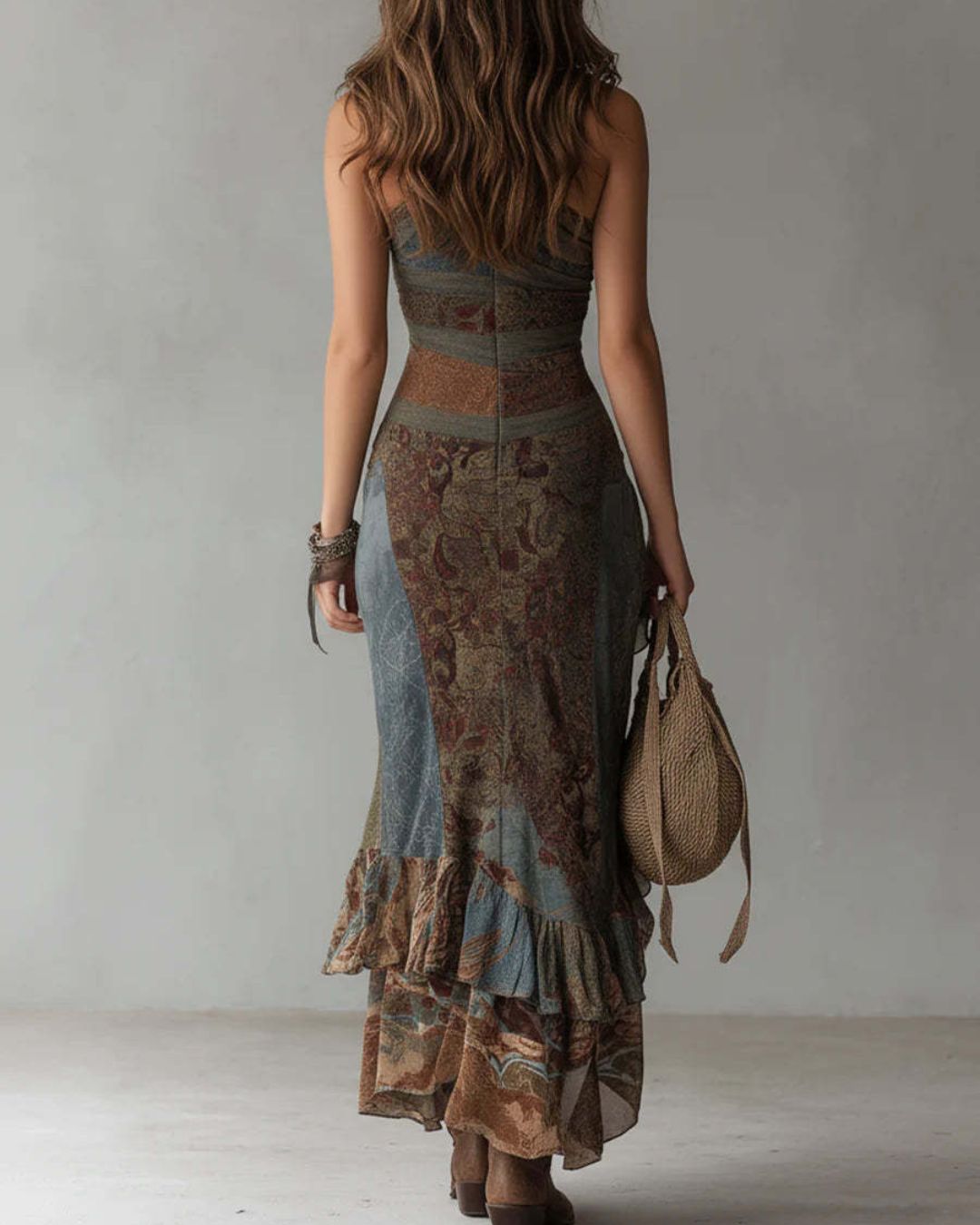 Vyla™ Quiet Drape MIdi Dress