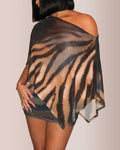 Vyla™ Sheer Asymmetrical Two-Piece Set
