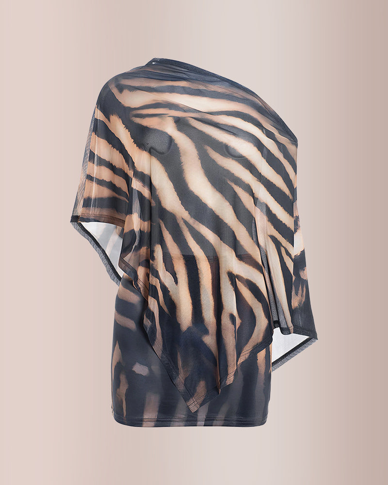 Vyla™ Sheer Asymmetrical Two-Piece Set