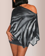 Vyla™ Sheer Asymmetrical Two-Piece Set