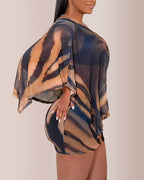 Vyla™ Sheer Asymmetrical Two-Piece Set