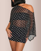 Vyla™ Sheer Asymmetrical Two-Piece Set