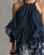 Vyla™ Ludovica Off-Shoulder Blouse and Pants Set Elegant Two-Piece Outfit
