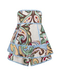 Vyla™ Salt Lake Oasis Strapless Playsuit – Paradesios Strapless Top and Shorts Set