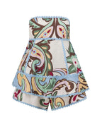 Vyla™ Salt Lake Oasis Strapless Playsuit – Paradesios Strapless Top and Shorts Set