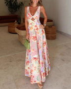 Vyla™ Desert Rose Print Maxi Dress