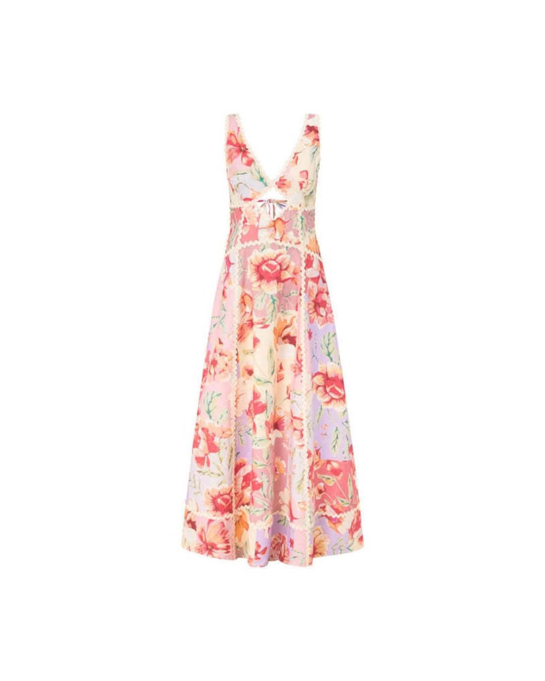 Vyla™ Desert Rose Print Maxi Dress