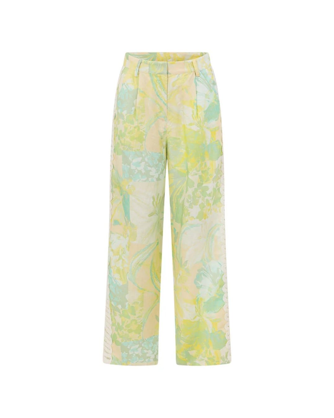 Vyla™ Lemon Floral Strappy Two-Piece Set Elegant Outfit