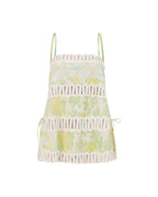 Vyla™ Lemon Floral Strappy Two-Piece Set Elegant Outfit