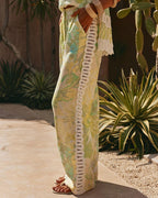 Vyla™ Lemon Floral Strappy Two-Piece Set Elegant Outfit