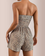 Vyla™ Strapless Smocked Mini Romper