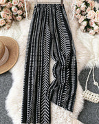 Vyla™ Bohemian Print Tie-Waist Wide Leg Beach Pants