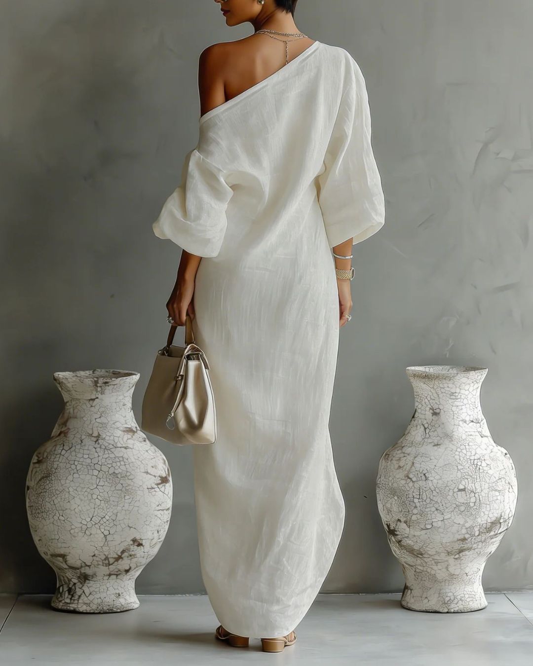 Vyla™ One-Shoulder Maxi Dress