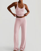 Vyla™ Racerback Tank & Wide-Leg Pants Lounge Set