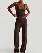 Vyla™ Racerback Tank & Wide-Leg Pants Lounge Set
