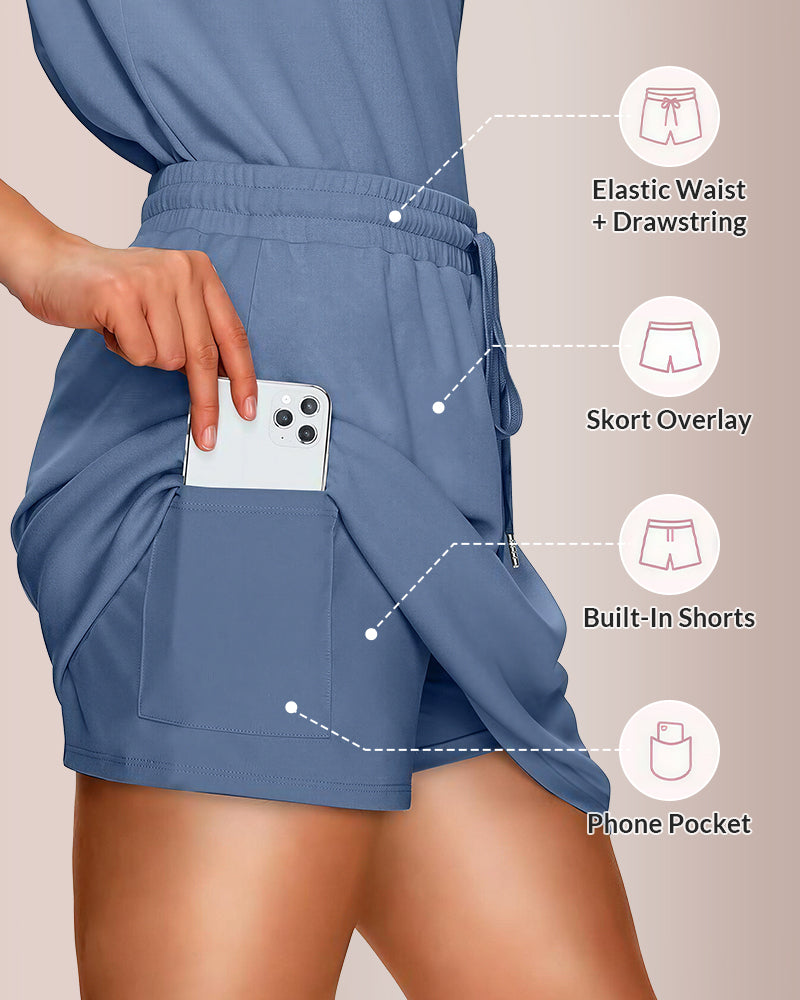 Vyla™ The Everyday Active 2-Piece Skort Set