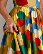 Vyla™ Polka Dot Print Midi Dress