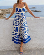 Vyla™ Fish Graphic Print Midi Dress
