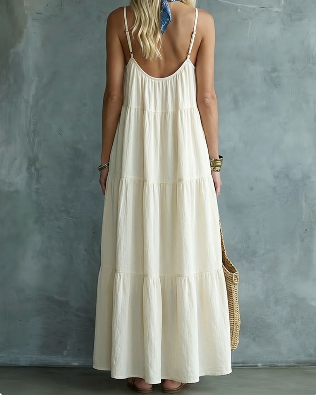 Vyla™ Tiered Maxi Dress Relaxed Fit Flowy Summer Dress