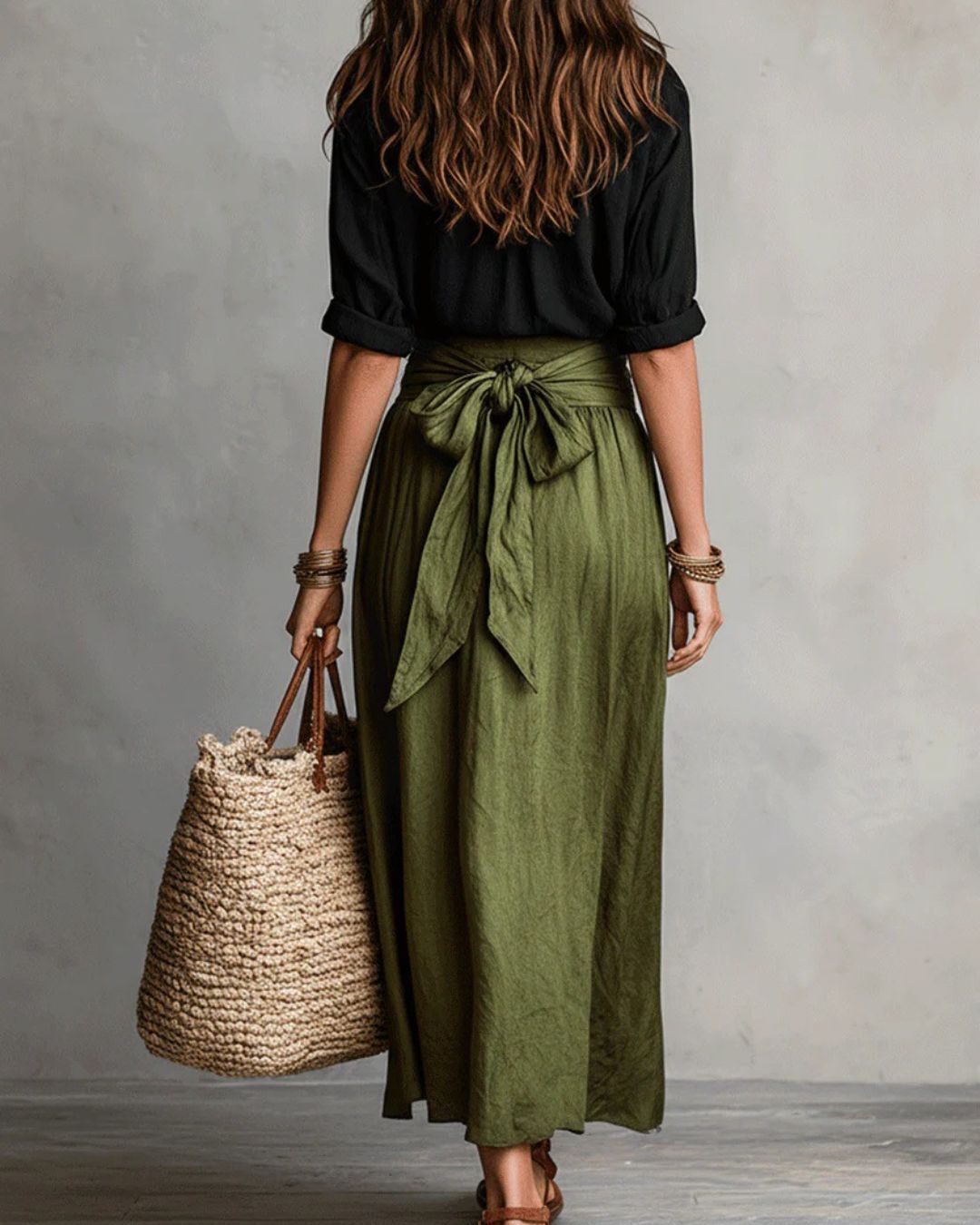 Vyla™ Button Down Midi Skirt Set