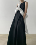 Vyla™ Chic Loose Fit Tank Dress Sleeveless Maxi Dresses